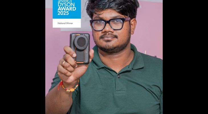 Kolkata Innovator Wins James Dyson Award 2025 for JivaScope